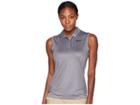 Nike Golf Dry Polo Sleeveless Print (gunsmoke/black/black/black) Women's Clothing