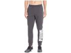 Puma Rebel Bold Pants Fleece (dark Grey Heather) Men's Casual Pants