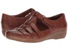 Clarks Everlay Cape (dark Tan Leather) Women's Shoes