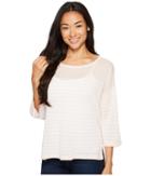 Nydj Petite Petite Serra Sweater (macaron Optic White) Women's Clothing
