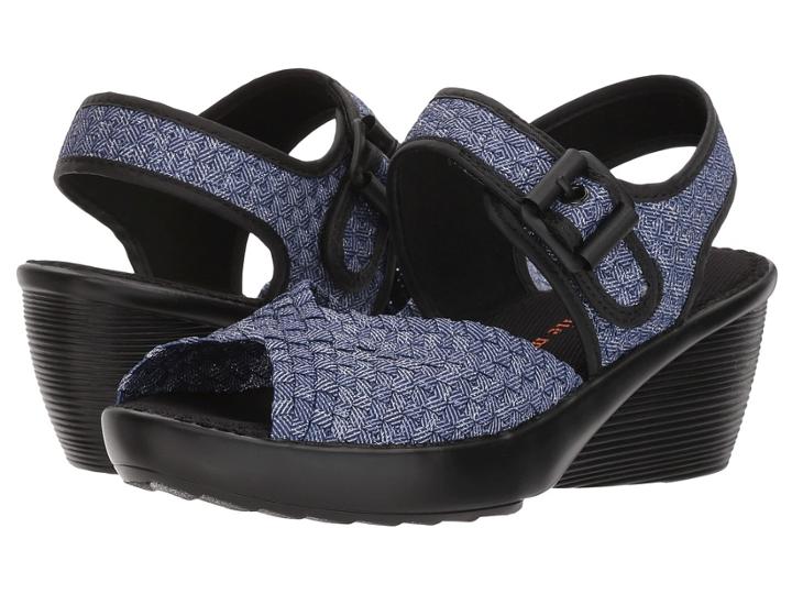 Bernie Mev. Fresh Drisco (jeans Shimmer) Women's Wedge Shoes