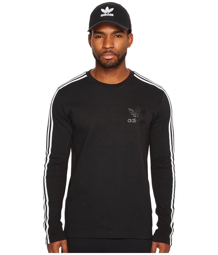 Adidas Originals Curated Crew (black) Men's Clothing