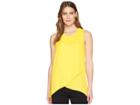 Karen Kane Asymmetric Side-drape Top (yellow) Women's Clothing