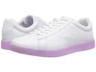 Lacoste Carnaby Evo 118 3 (white/light Purple) Women's Shoes