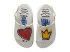 + Melissa Luxury Shoes Vivienne Westwood Mini Anglomania + Melissa Beach Slide Sandal (toddler) (white) Women's Shoes
