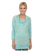 Lole Sheer Top (turquoise Gelato) Women's Long Sleeve Pullover