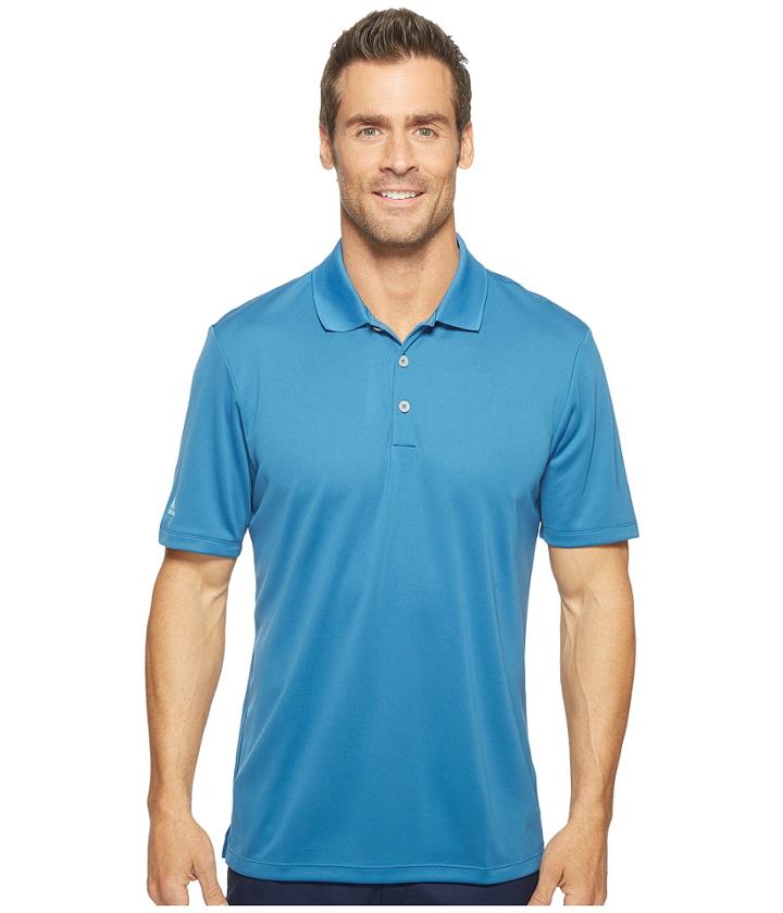 Adidas Golf Performance Polo (core Blue) Men's Clothing