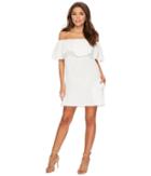 Jen's Pirate Booty Double Gauze Senorita Mini Dress (white) Women's Dress