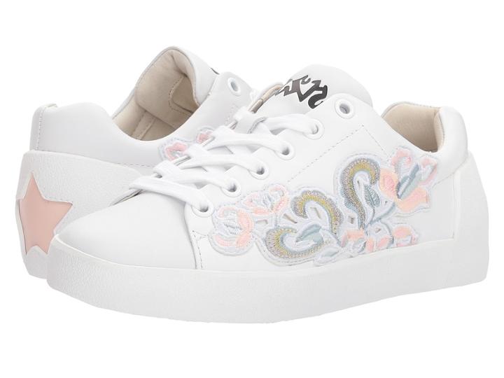 Ash Nak Bis (white/powder Nappa Calf/calf) Women's Shoes