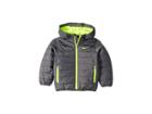 Nike Kids Quilted Jacket (toddler) (dark Gray) Boy's Coat