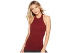 Free People Movement Heart Is Racing Tank Top (dark Red) Women's Sleeveless