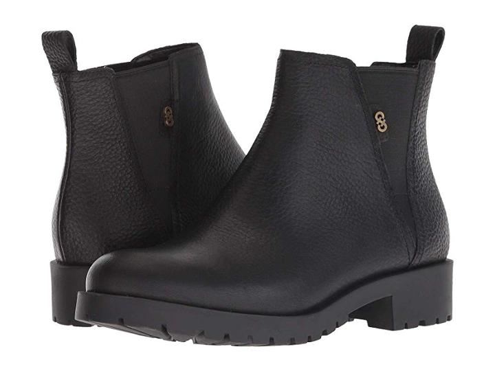 Cole Haan Calandra Waterproof Bootie (black Waterproof Leather) Women's Boots