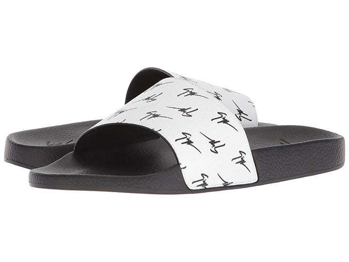 Giuseppe Zanotti Burel Signature Sandal (white) Men's Shoes