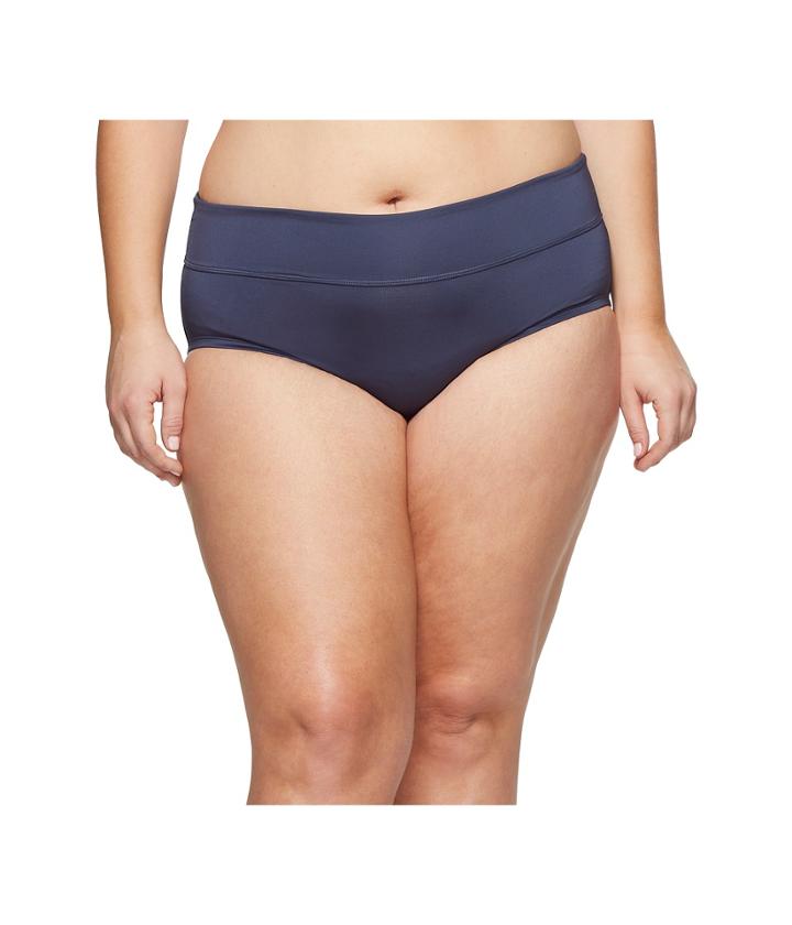 Nike Plus Size Full Bottom (thunder Blue) Women's Swimwear