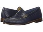 G.h. Bass & Co. Whitney Weejuns (navy Soft Tumbled Leather) Women's Shoes