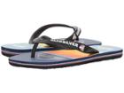 Quiksilver Kids Molokai Highline Slab (toddler/little Kid/big Kid) (black/orange/blue) Boys Shoes
