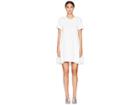 Mcq Ruffle Hybrid Dress (optic White) Women's Dress