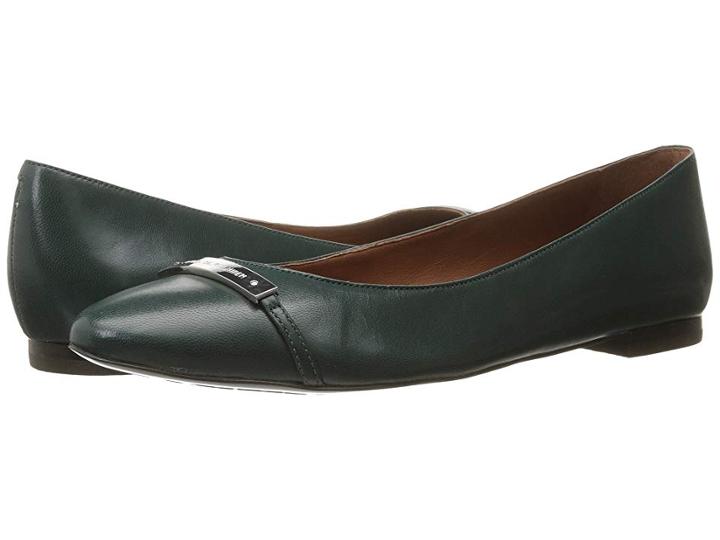 Lauren Ralph Lauren Farrel (green Gables Leather) Women's Shoes