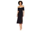 Jill Jill Stuart Off The Shoulder Elastane Midi Dress (black) Women's Dress
