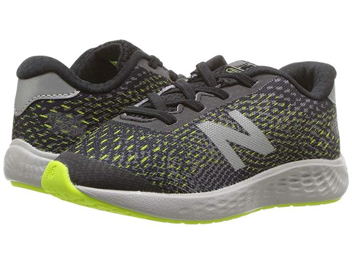 New Balance Kids Kvarnv1 (infant/toddler) (black/hi-lite) Boys Shoes