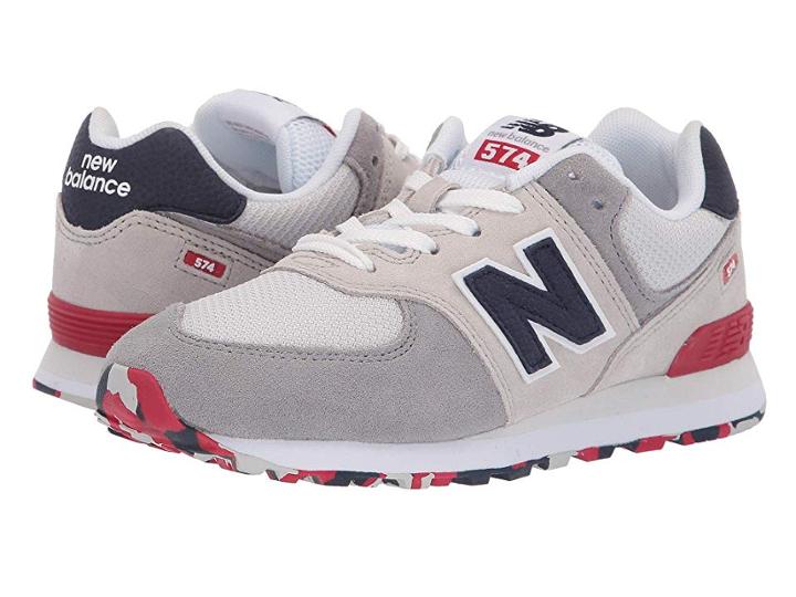 New Balance Kids Pc574v1 (little Kid) (nimbus Cloud/team Red) Boys Shoes