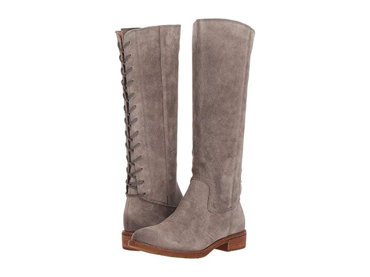 Sofft Sharnell Ii (pietra Grey Oiled Cow Suede) Women's Lace-up Boots