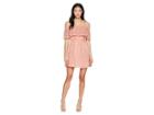 Jack By Bb Dakota Aitana Geometric Lace Dress (rosette Pink) Women's Dress