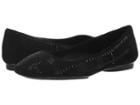 Donald J Pliner Dre (black Kid Suede) Women's Dress Flat Shoes
