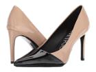 Calvin Klein Roslyn (desert Sand/black Patent Smooth/patent) Women's Sandals