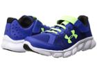 Under Armour Kids Ua Bps Assert 6 Ac (little Kid) (royal/white/quirky Lime) Boys Shoes