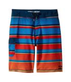 Billabong Kids All Day X Stripe Boardshorts (big Kids) (blue) Boy's Swimwear
