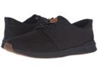 Reef Rover Low (all Black) Men's Lace Up Casual Shoes