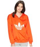 Adidas Originals Og Clrdo Hooded Sweatshirt (bold Orange) Women's Sweatshirt