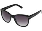 Kenneth Cole Reaction Kc1254 (shiny Black/gradient Smoke) Fashion Sunglasses