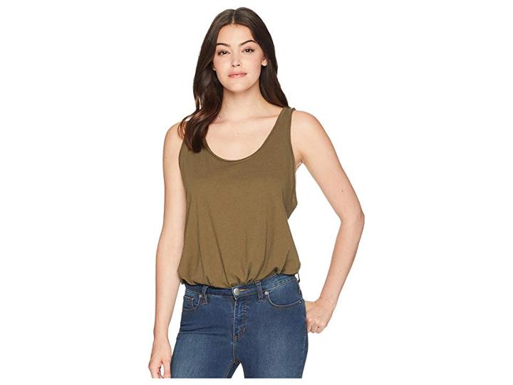 Free People Sydney Bodysuit (moss) Women's Jumpsuit & Rompers One Piece