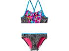 Speedo Kids Diamond Geo Splice Two-piece Swimsuit (big Kids) (rainbow Brights) Girl's Swimsuits One Piece