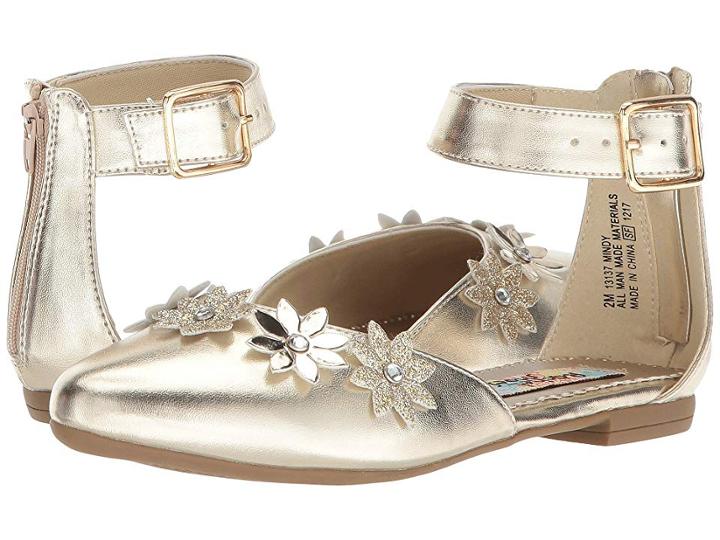 Rachel Kids Mindy (little Kid/big Kid) (gold Metallic) Girl's Shoes