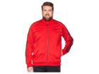 Adidas Big Tall Essentials 3-stripes Tricot Track Jacket (scarlet/black) Men's Workout