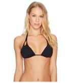 O'neill Salt Water Solids Tri Bikini Top (black) Women's Swimwear