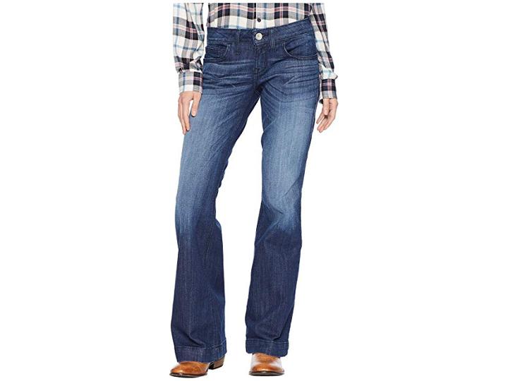 Ariat Trouser Half Moon Jeans In Chill Blue (chill Blue) Women's Jeans