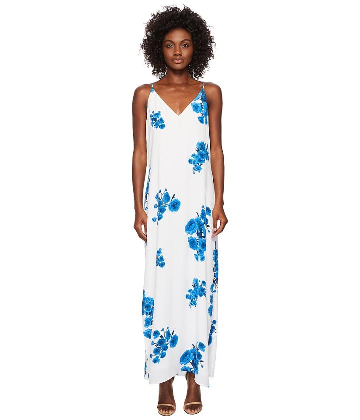 Baldwin Frida (blue Floral Print) Women's Dress