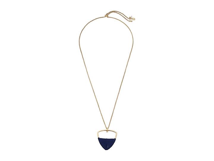 Lucky Brand Wrapped Pendant Necklace (gold) Necklace