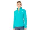 The North Face Glacier 1/4 Zip Fleece Top (kokomo Green) Women's Fleece