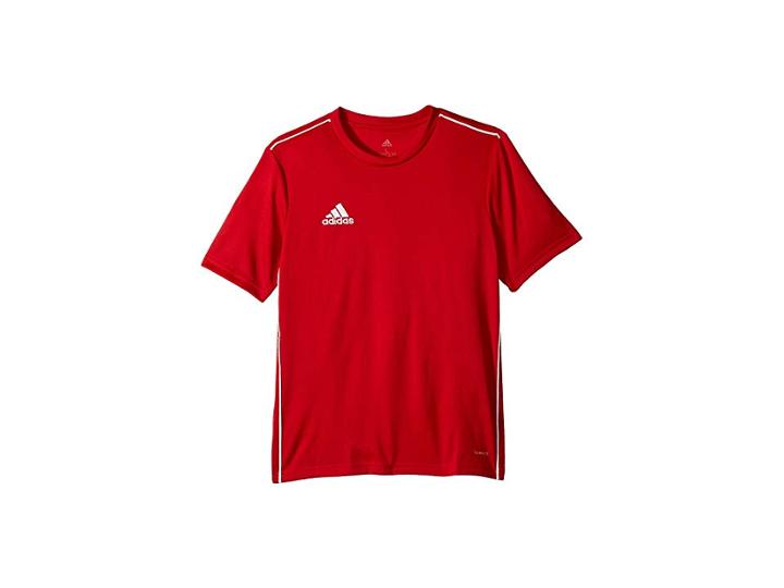 Adidas Kids Core 18 Jersey (little Kids/big Kids) (power Red/white) Boy's Clothing