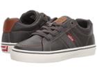 Levi's(r) Kids Turner Nappa (toddler/little Kid/big Kid) (charcoal/tan) Boys Shoes