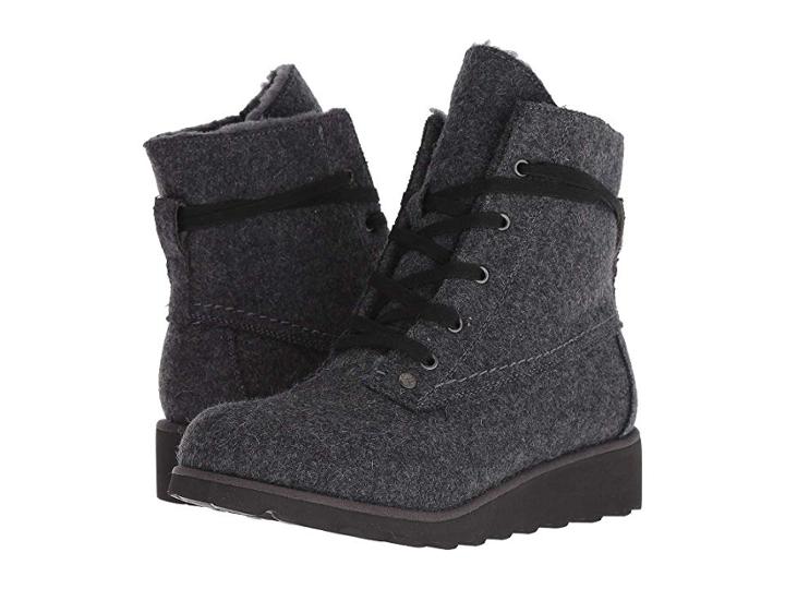Bearpaw Krista (gray Wool) Women's Shoes