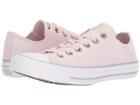 Converse Chuck Taylor(r) All Star Craft Neutral Leather Ox (barely Rose/white/mouse) Women's Classic Shoes