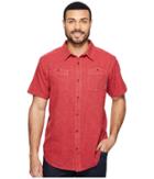 Columbia Southridge Short Sleeve Shirt (sunset Red) Men's Short Sleeve Button Up