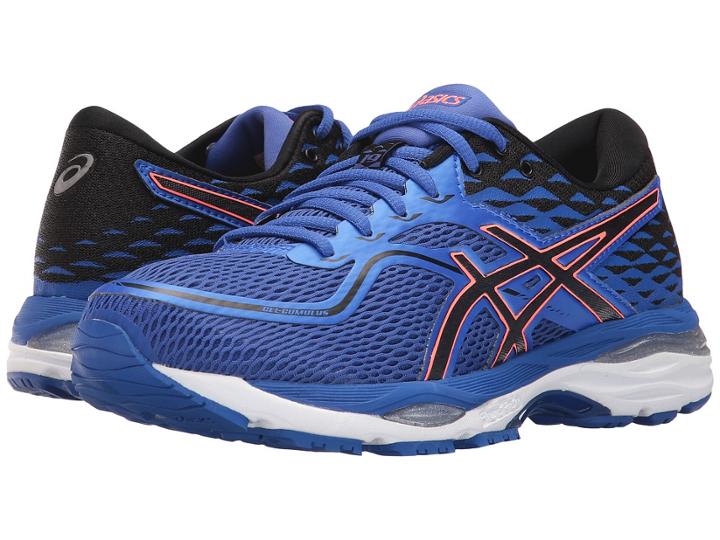 Asics Gel-cumulus(r) 19 (blue/purple/black/flash Coral) Women's Running Shoes