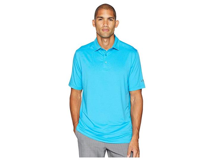 Callaway Opti-dritm Micro-hex Solid Polo (hawaiian Ocean) Men's Clothing